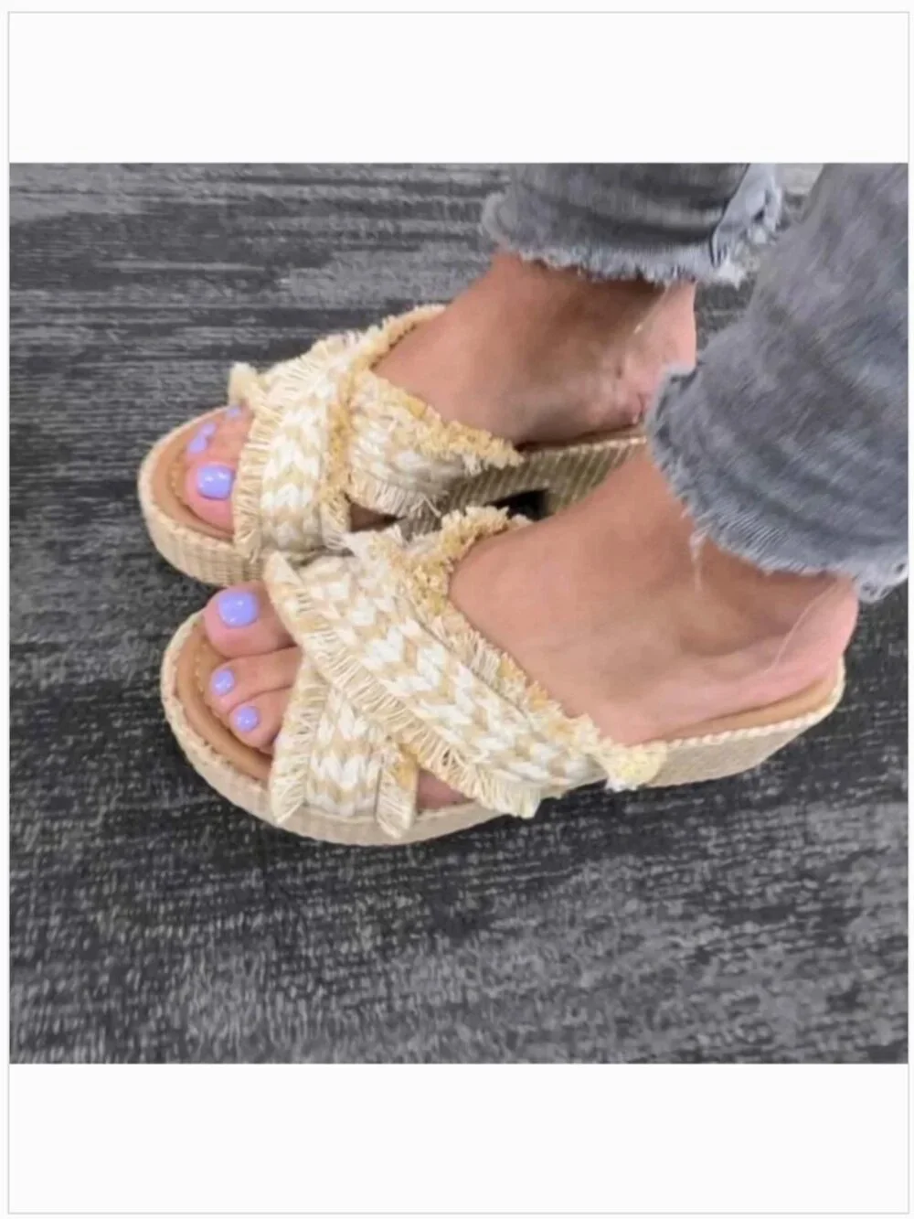 Women's Sally Platform Heels with Memory Foam Insole - Universal Thread 8.5 - Picture 13 of 13